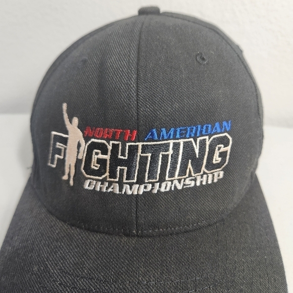 Vintage MMA North American Fighting Championship Black Flex Fit Cap-Size S/M - Picture 2 of 8